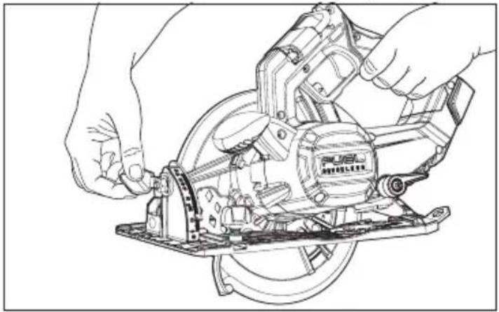 MILWAUKEE M18 FUEL 2834-20 - Adjusting Bevel Angle - 1