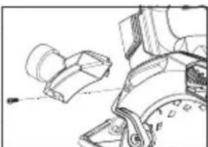 MILWAUKEE M18 FUEL 2834-20 - Adaptador universal de puerto de extracción de polvo - 1