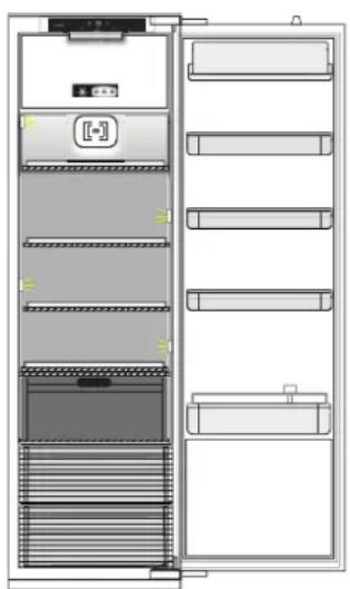 BAUKNECHT BKSD12432 - A friss élelmiszerek és italok tárolása - 1