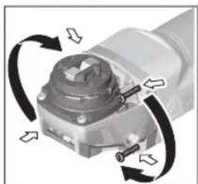 BOSCH GWX 13-125 Professional - Machinekop draaien - 1