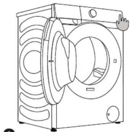 HISENSE WF1Q1041BT - MISE EN MARCHE DU LAVE-LINGE - 2
