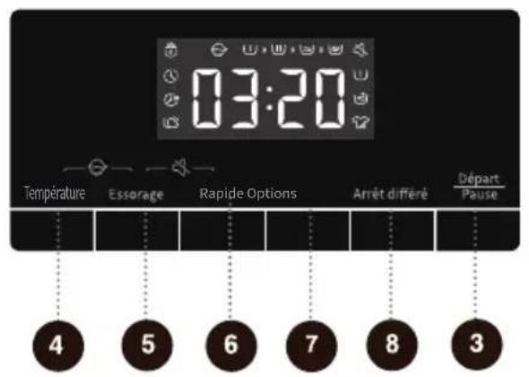 HISENSE WF1Q1041BT - UNITE DE COMMANDE - 2