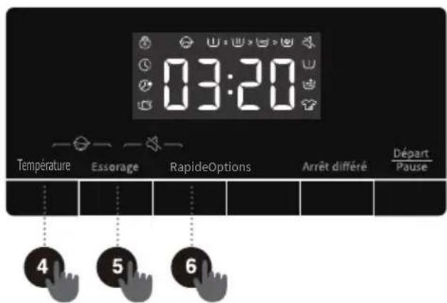 HISENSE WF1Q1041BT - Arret différé - 1