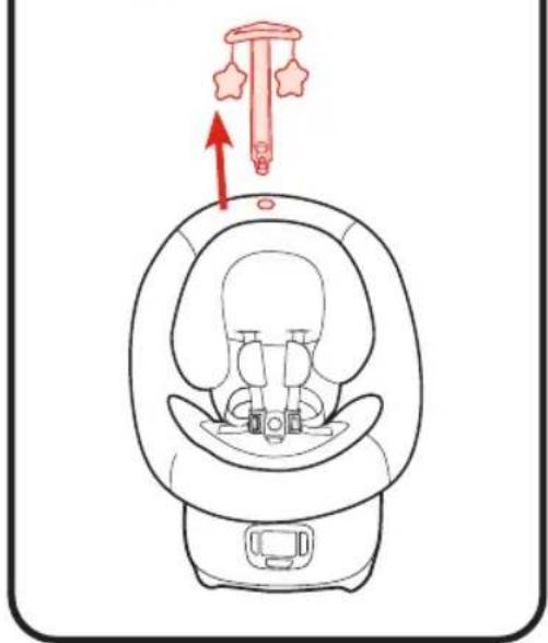 GRACO SmartSense Swing - 3-D To Assemble Toy Bar • Montage de la barre à jouets • Cómo ensamblar la barra de juguetes - 5