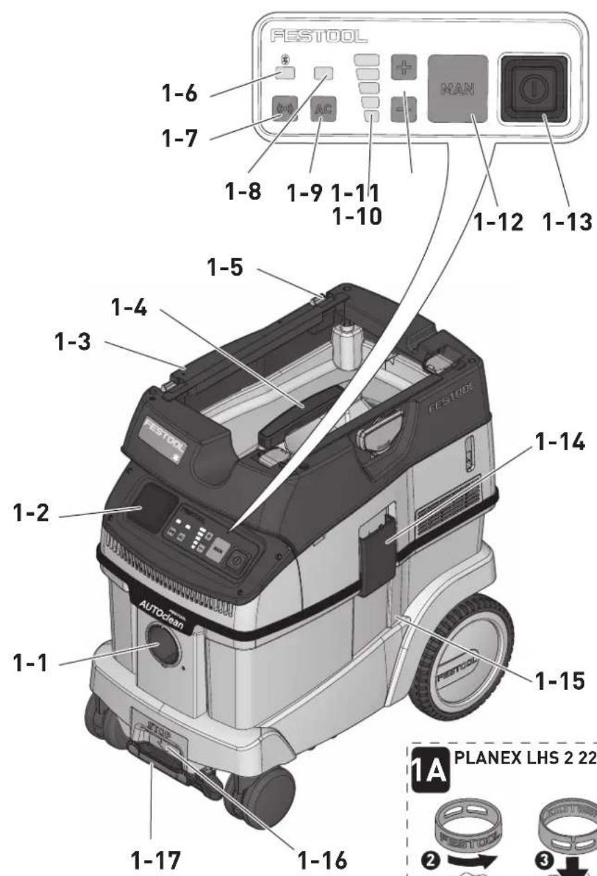 FESTOOL Cleantec CTL 36 AC PLANEX - 1
