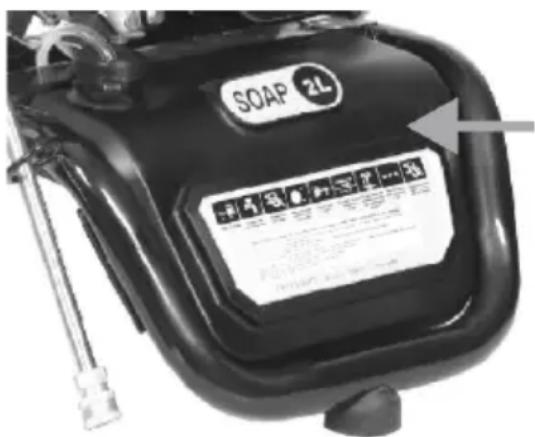 Hillvert HT-HPW-180 - Washing with a cleaning agent - 1