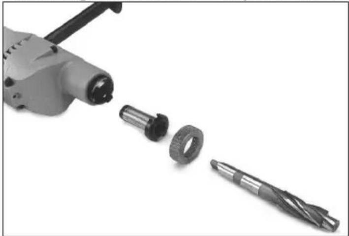 MILWAUKEE 2404-1 - Installing Bits into Morse Taper Sockets - 1