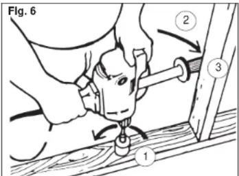 MILWAUKEE 1610-1 - Bracing for reverse rotation - 1