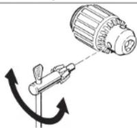 MILWAUKEE 1610-1 - Installing Bits into Keyed Chucks - 1