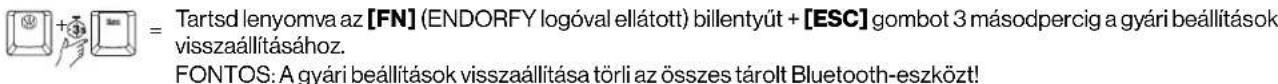 ENDORFY Celeris 1800 CZ - GYÁRI BEÁLLÍTÁSOK VISSZAÁLLÍTÁSA - 1