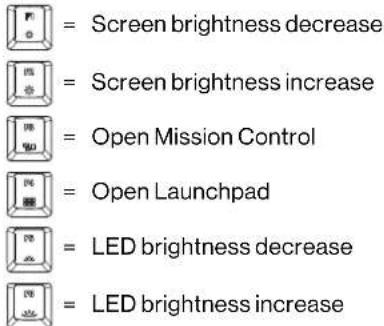 ENDORFY Celeris 1800 CZ - macOS: MULTIMEDIA KEYS - 1