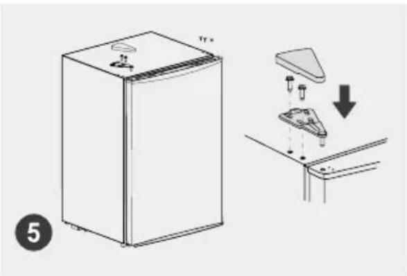MIDEA MDRD142FGE01 - Inverser l'ouverture de la porte - 7