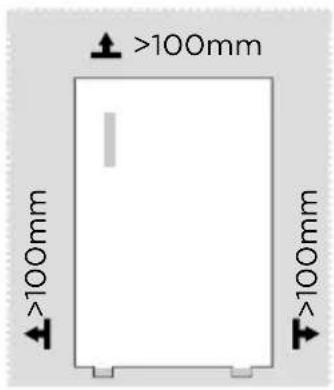 MIDEA MDRD142FGE01 - Matmenys ir atstumai - 1