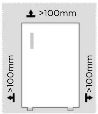 MIDEA MDRD142FGE01 - Dimensions et dégagements - 1