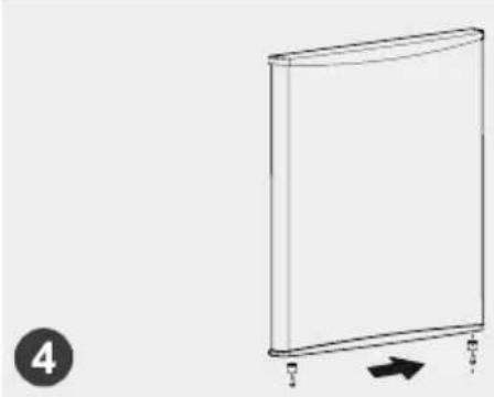MIDEA MDRD142FGE01 - Inverser l'ouverture de la porte - 6