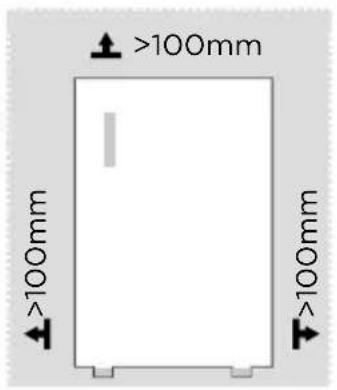 MIDEA MDRD142FGE01 - Dimenzije i razmaci - 1