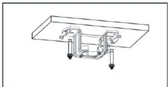 Melchioni MF 2503CEI - FIXATION AU PLAFOND EN MAÇONNERIE : - 1