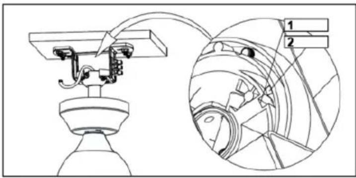 Melchioni MF 2503CEI - FIXATION AU PLAFOND EN MAÇONNERIE : - 3