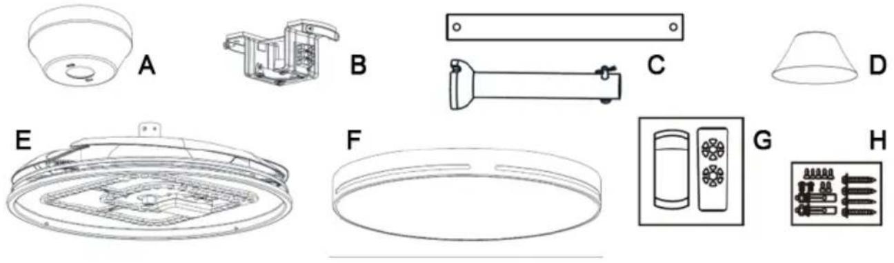 Melchioni MF 2503CEI - IDENTIFICATION DES PIÈCES - 1