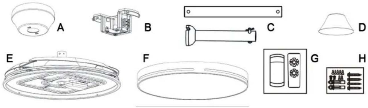 Melchioni MF 2503CEI - IDENTIFICAZIONE DELLE PARTI - 1