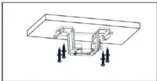 Melchioni MF 2503CEI - FIXATION AU PLAFOND EN BOIS : - 1