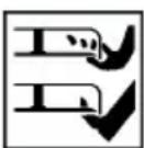 AL-KO 3.82 E Easy - Симболи на уређају - 2