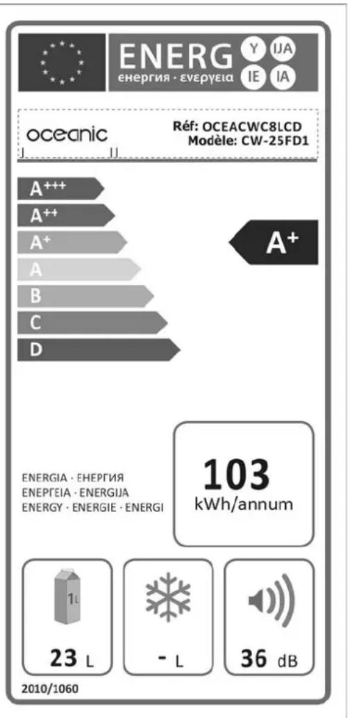 OCEANIC OCEACWC8LCD - PRODUCT DESCRIPTION - 2