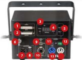 Laserworld CS-6000RGB - Front Panel|Frontplatte|Panneau frontal - 3