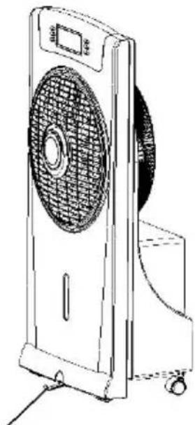 OCEANIC OCEARA4IN1 - • Pour nettoyer la grille arrière et la pale du ventilateur - 1