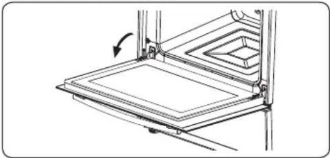OCEANIC OCEAF65CB - Removal of the Oven Door - 1