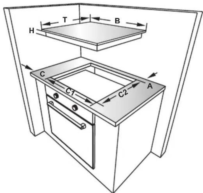 OCEANIC OCEACTG4EB1 - INSTALLATION OF THE HOB - 1