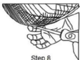 OCEANIC OCEAVP40TW0 - COLUMN ASSEMBLY INSTRUCTION - 8