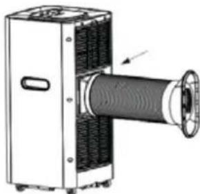OCEANIC OCEACLIM700W1 - Installation of the exhaustose and the adapter - 3