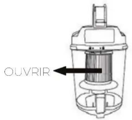 OCEANIC OCEAVC10RBAX2 - INSTALLATION ET DEMONTAGE DU RÉSERVOIR À POUSSIÈRE - 1