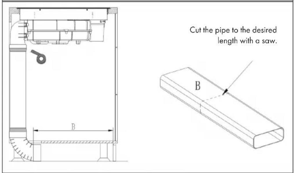 Klarstein AirJet Hybrid - INSTALLATION OF THE EXHAUST PIPE FOR RECIRCULATION MODE - 5