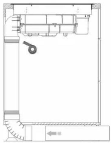 Klarstein AirJet Hybrid - INSTALLATION OF THE EXHAUST PIPE FOR RECIRCULATION MODE - 7