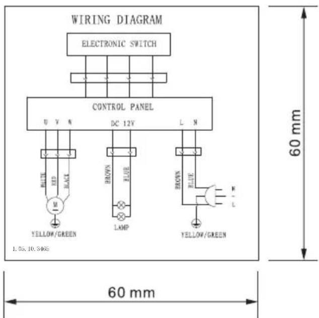 Klarstein AirNova - Diagramade cables - 1