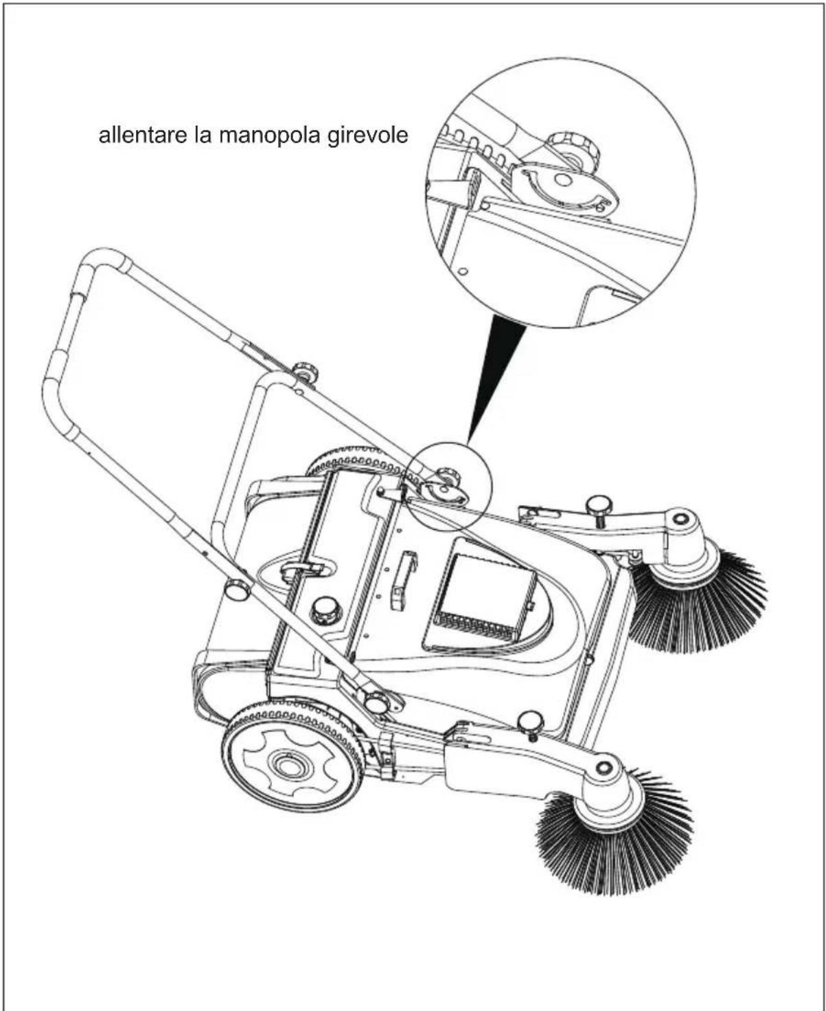 Lavor BSW 950 MF - FASE 2 posizionare la cinghia di trasmissione - 18