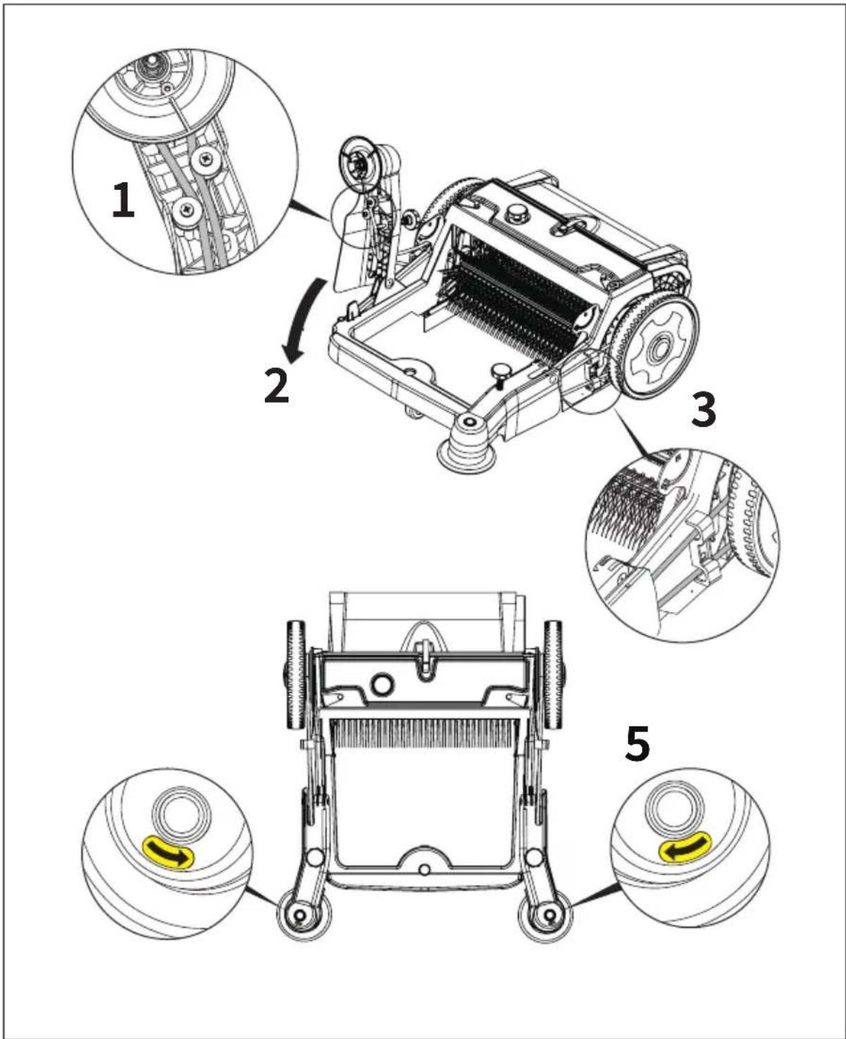 Lavor BSW 950 MF - STEP 1 Install arm - 1