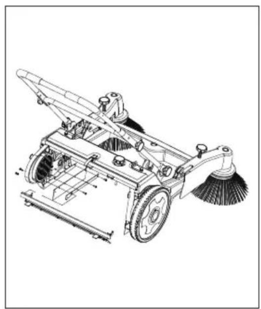 Lavor BSW 950 MF - ÉTAPE 4 Installation de larosse latérale - 11
