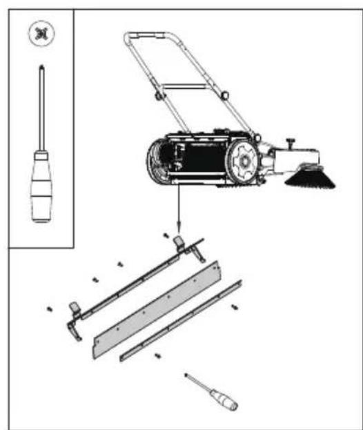 Lavor BSW 950 MF - PASO 2 Retorno de la correa de transmisión - 12