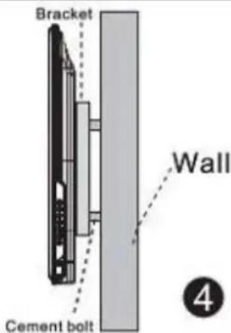 OCEANIC OCEALED22120B2 - Securing the TV to the wall - 4