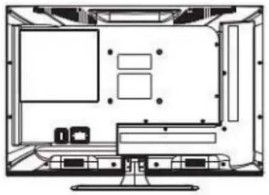 OCEANIC OCEALED22120B2 - Securing the TV to the wall - 1
