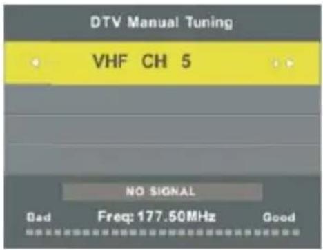OCEANIC OCEALED22120B2 - DTV réglage Manuel - 1