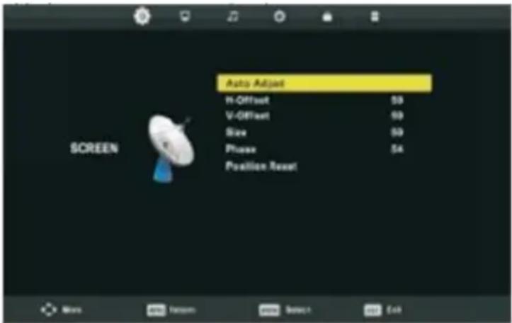 OCEANIC OCEALED22120B2 - Menu Écran - 1