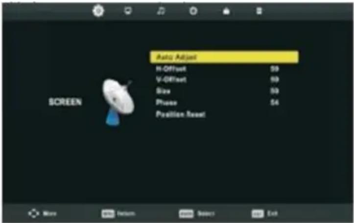 OCEANIC OCEALED22120B2 - Screen Menu - 1