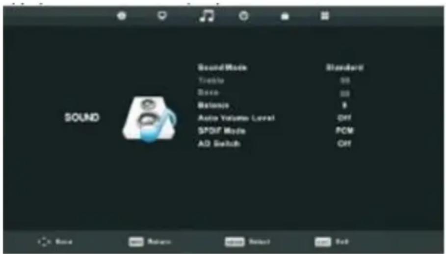 OCEANIC OCEALED22120B2 - Sound Menu - 1