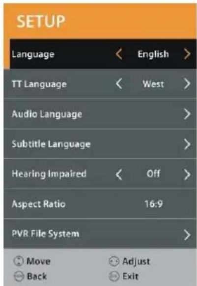 OCEANIC OCEALED3221B2 - SETUP - 1