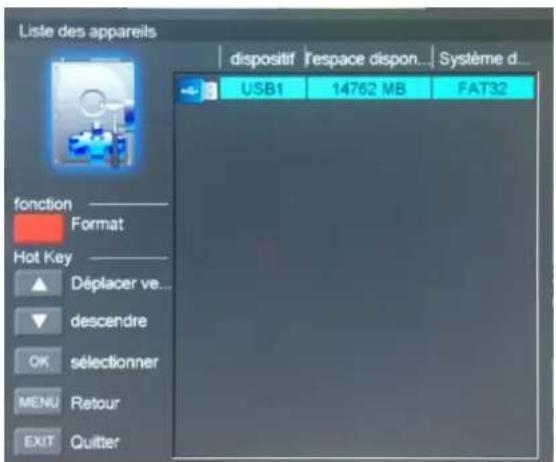 OCEANIC OCEALED39B6 - Paramètres du PVR - 3