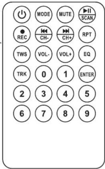 IBIZA SOUND SLK15A-TWS - CONTROLO REMOTO - 1